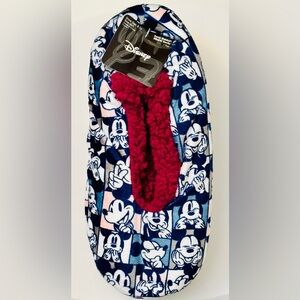 Disney Mickey Mouse Fuzzy Slipper Socks - Size M/L